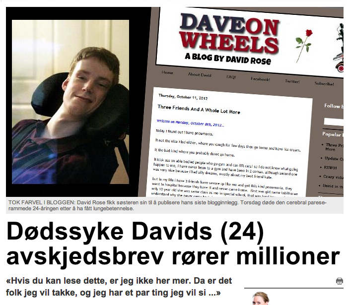 the chive, dave on wheels, david rose